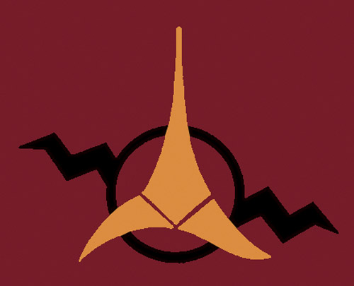 Symbol of the Imperial Klingon States (FASA 2007) (Colorized; Original B&W Image)