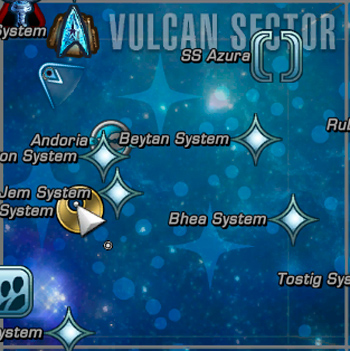 Map of the Vulcan Sector (STO)