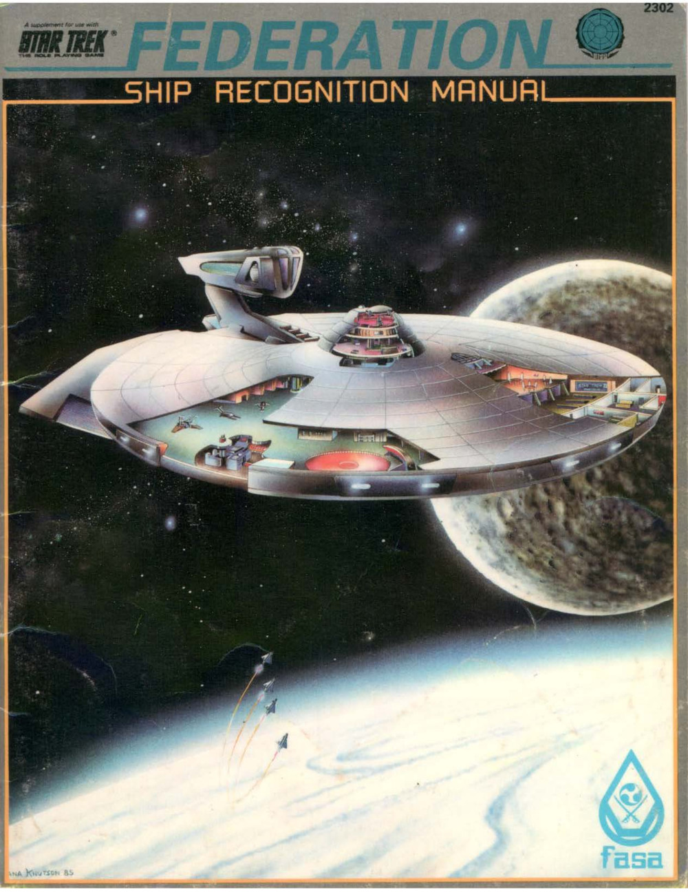 2302: Federation Ship Recognition Manual (Second Edition, 1985)