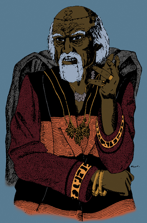 Klingon Emperor (c.RSD 2/23) (FASA 2002A; colorized; Original B&W Image)