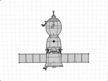 A Soyuz capsule (TOS01)