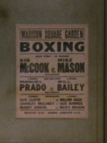 Boxing poster featuring Will Bailey (TOS 28)