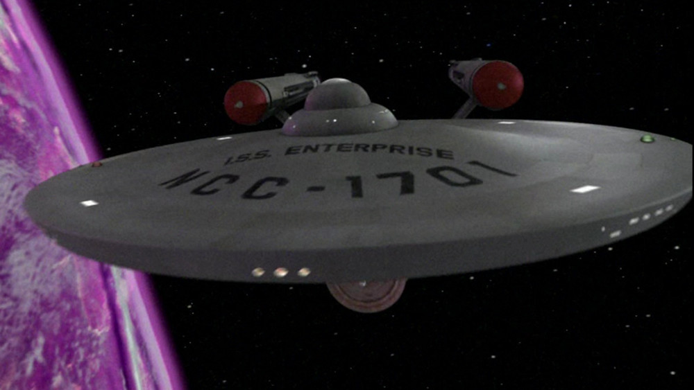 I.S.S. Enterprise orbiting Halka in 2267 (TOS 39)