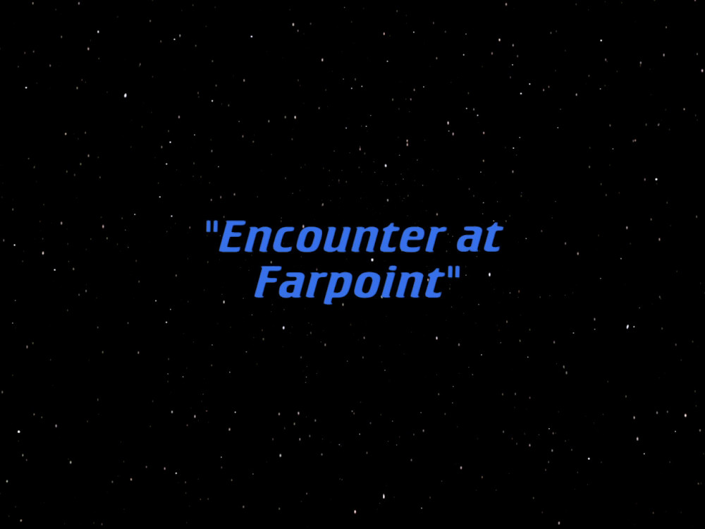 "Encounter at Farpoint" (TNG101-102)