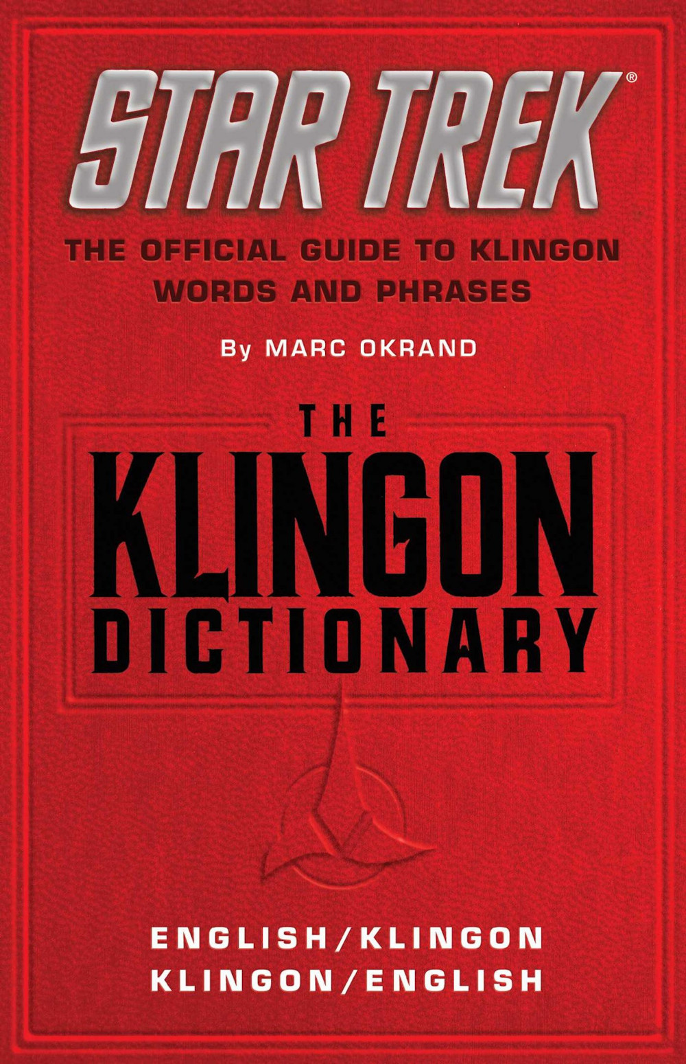 The Klingon Dictionary (Dec 1985)