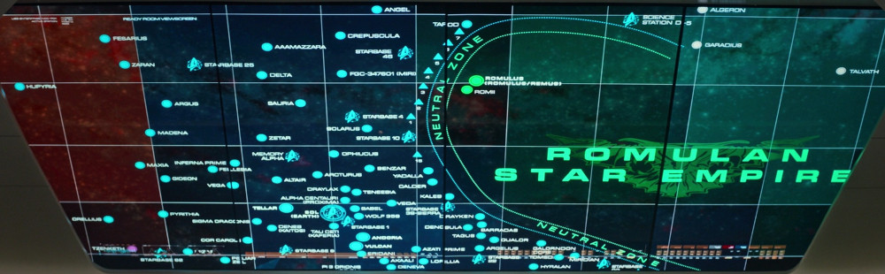 Map of the Romulan Neutral Zone and surrounding sectors (SNW10)
