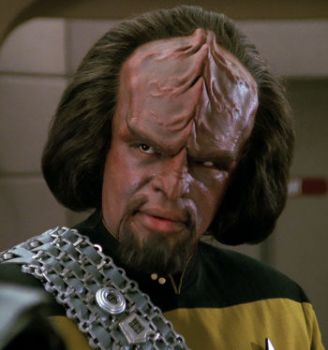Michael Dorn as Worf (TNG 165)