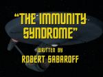 "The Immunity Syndrome"